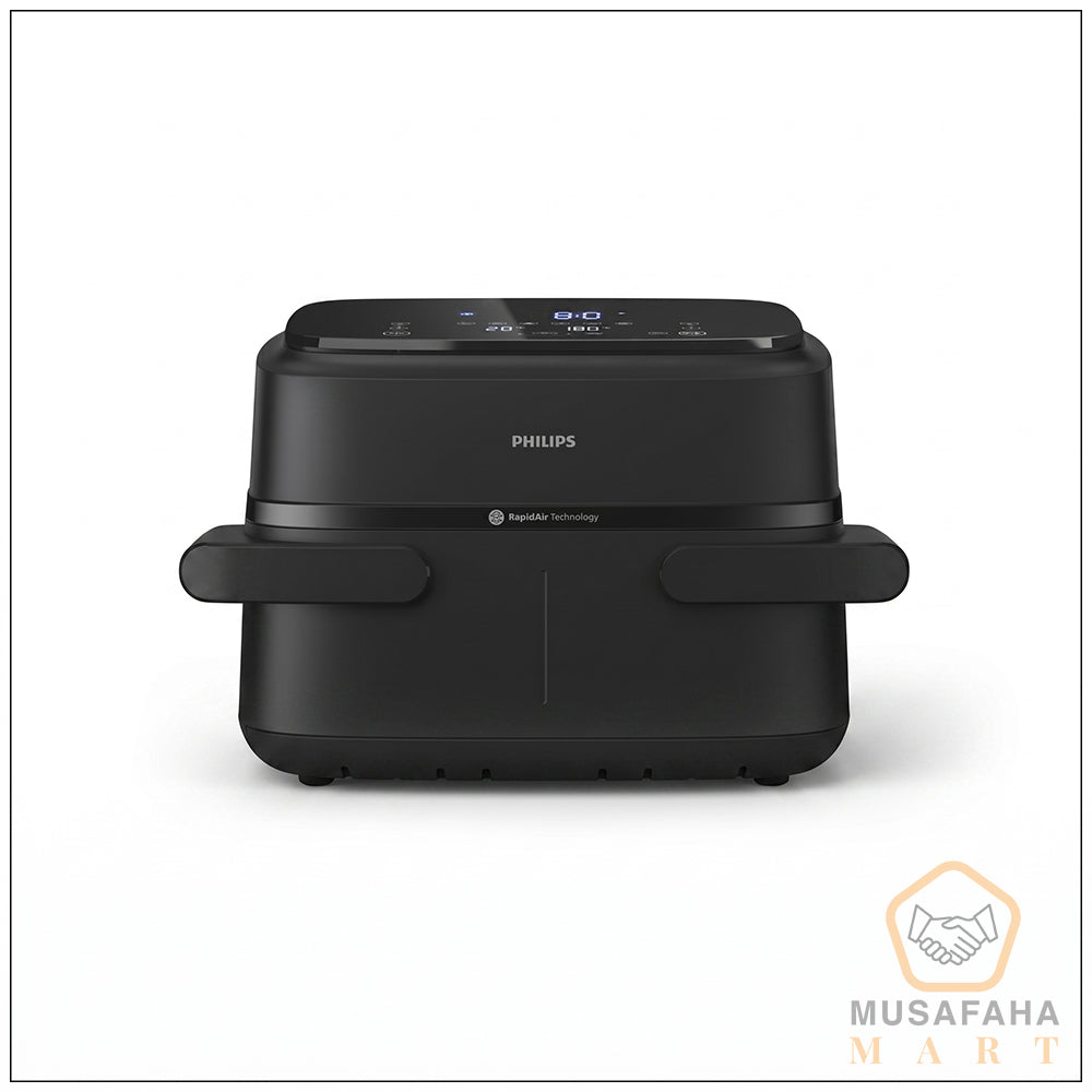Philips NA150/09 Air Fryer 1000 Series 7.2L Dual Basket Black