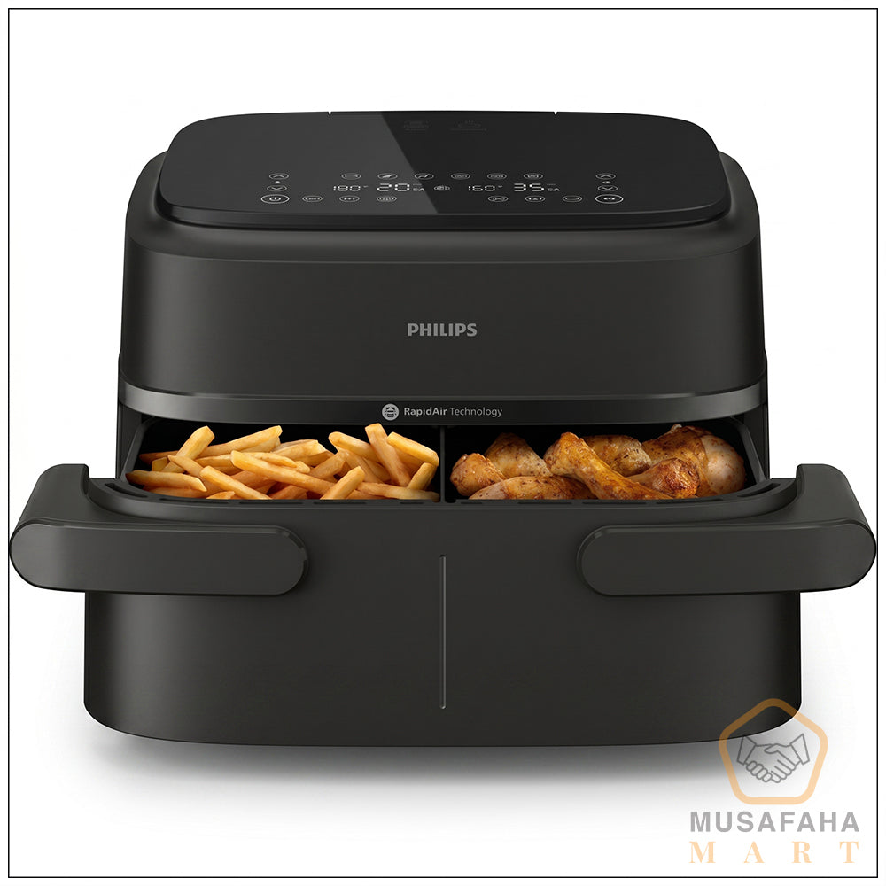 Philips NA150/09 2450W Dual Basket Air Fryer Bangladesh