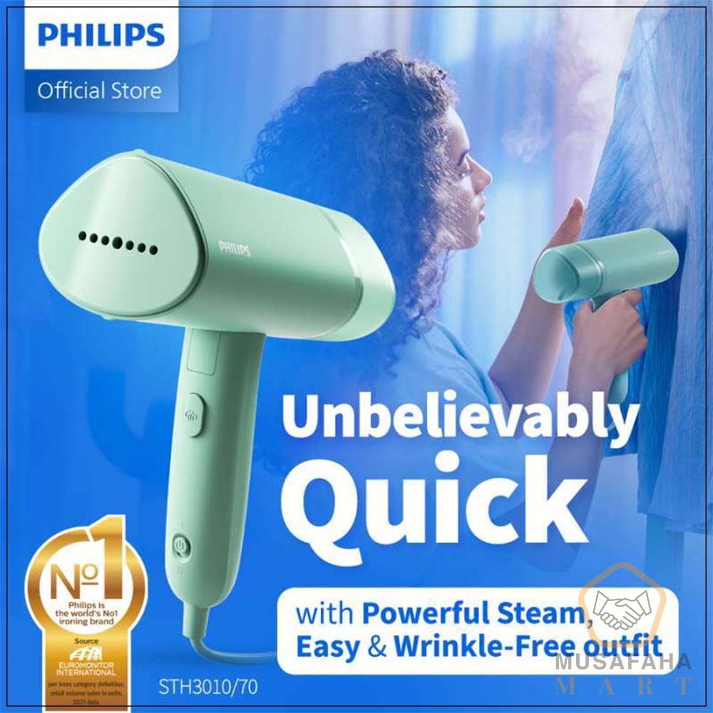 Philips STH3010/70 compact garment steamer for home and travel