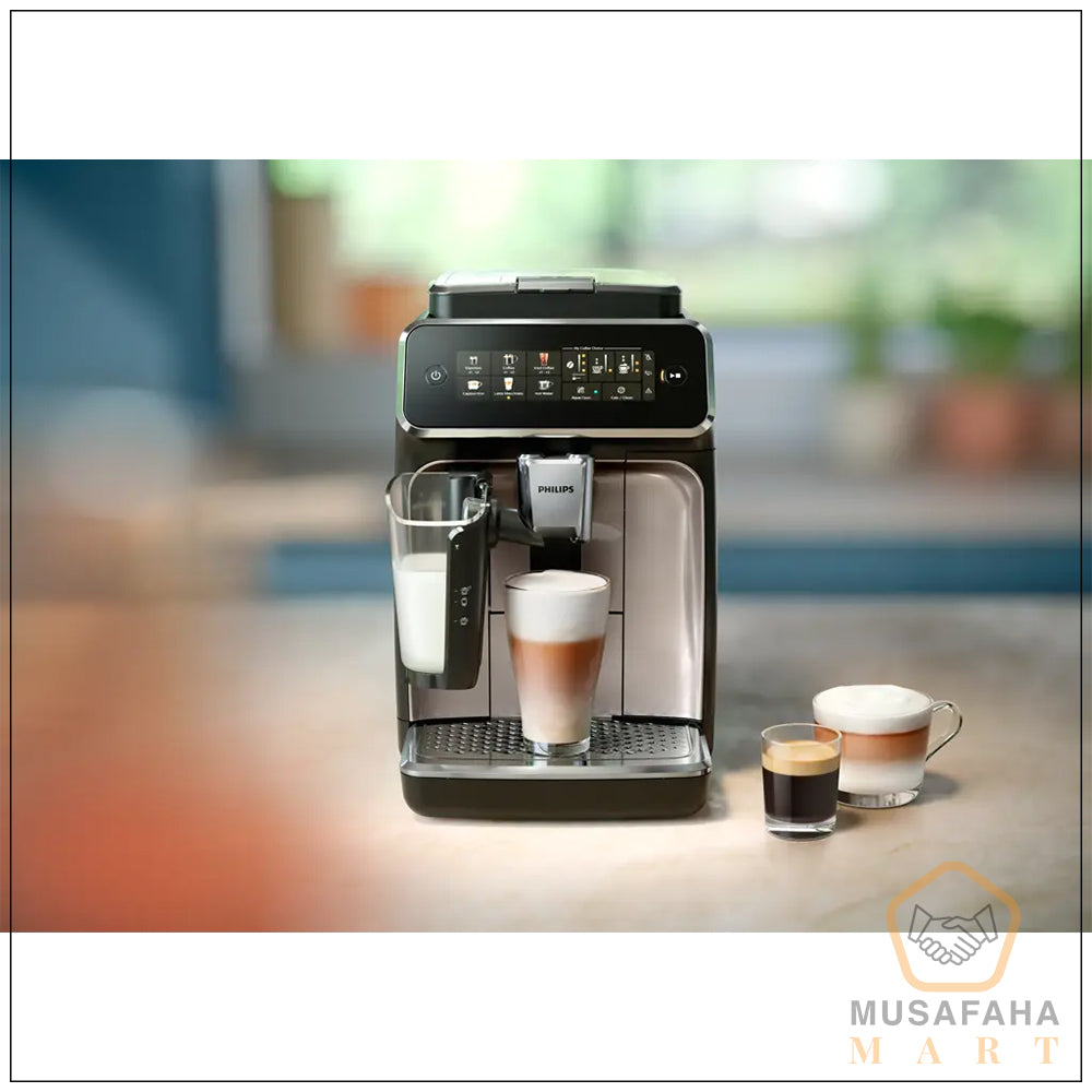 Philips Series 3300 fully automatic coffee maker with integrated coffee brewing system