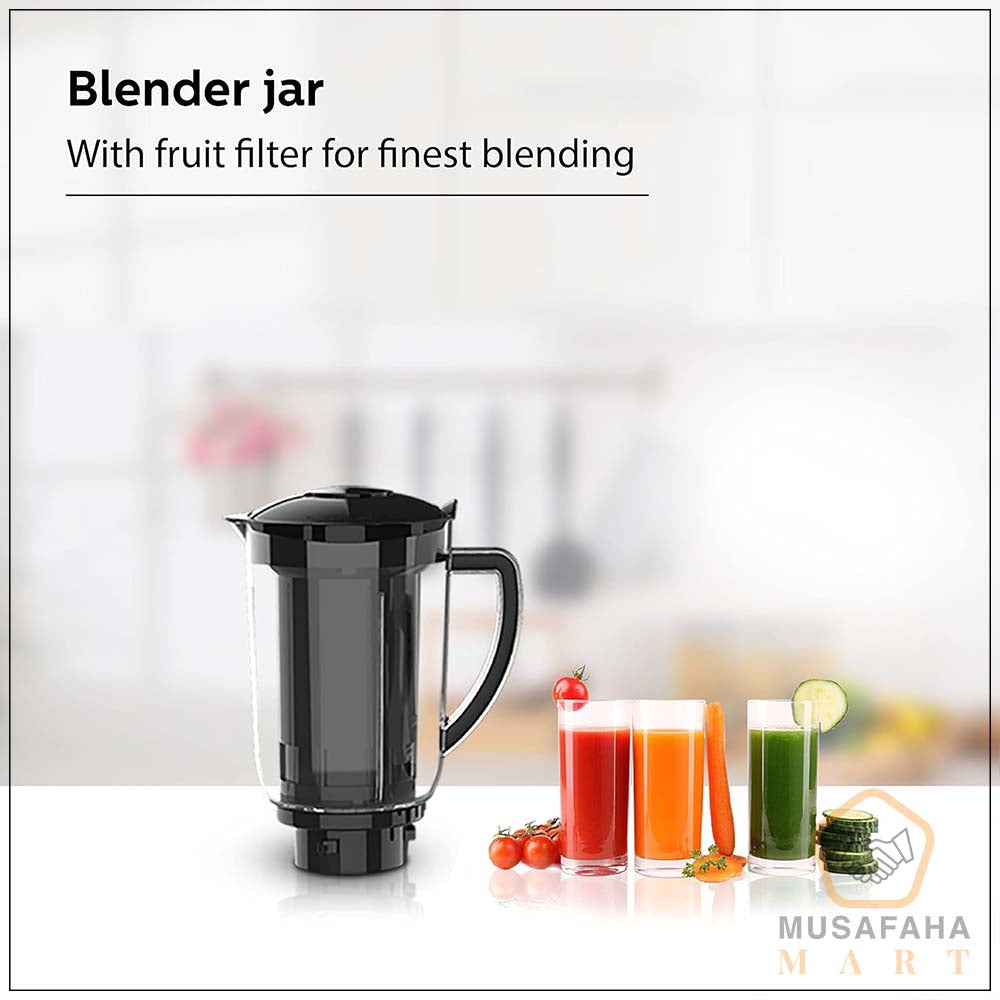 Phillips HL7704/00 black 1000 Juicer Mixer Grinder (4 Jars, Black)