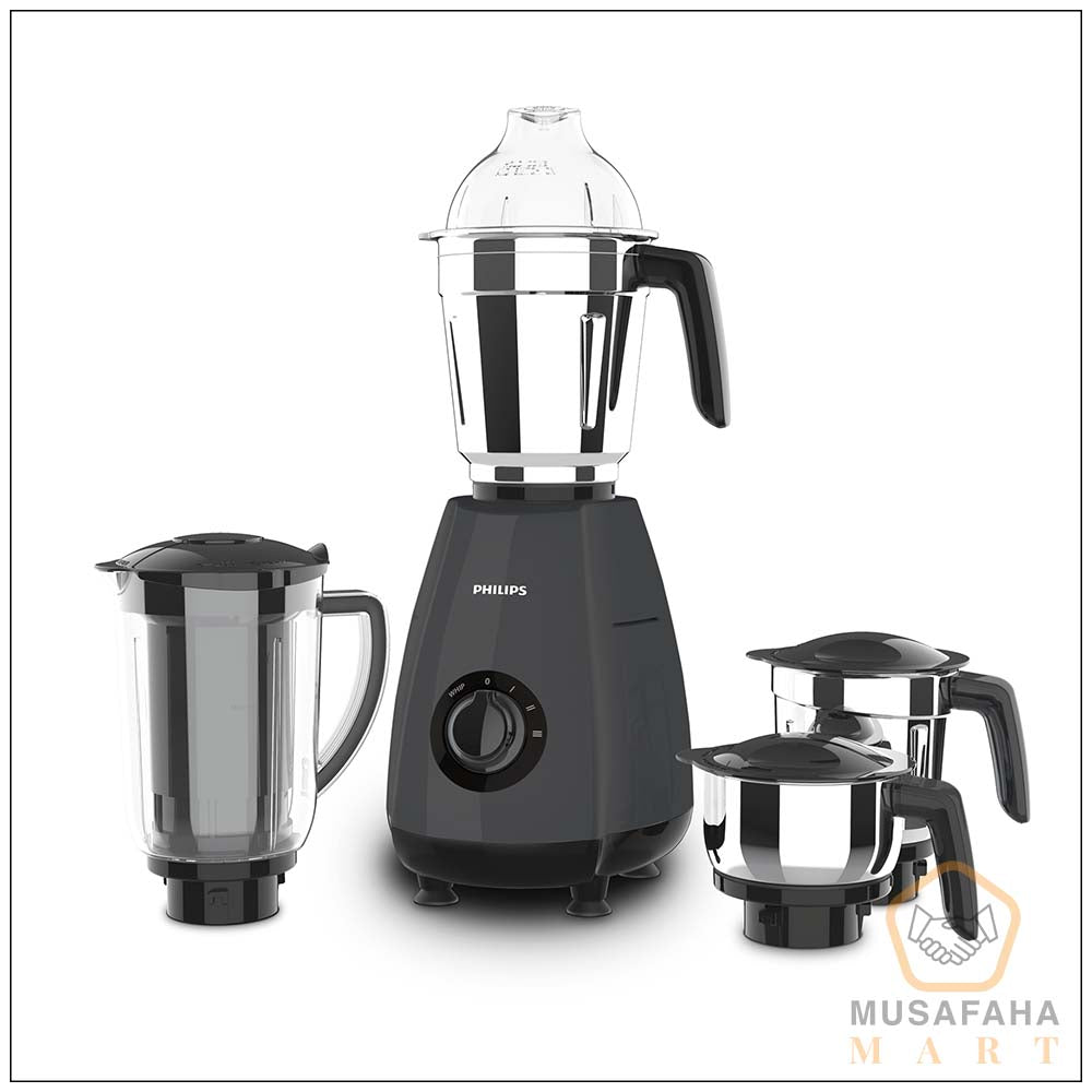 Philips HL7704/00 1000W Juicer Mixer Grinder 4 Jars Black