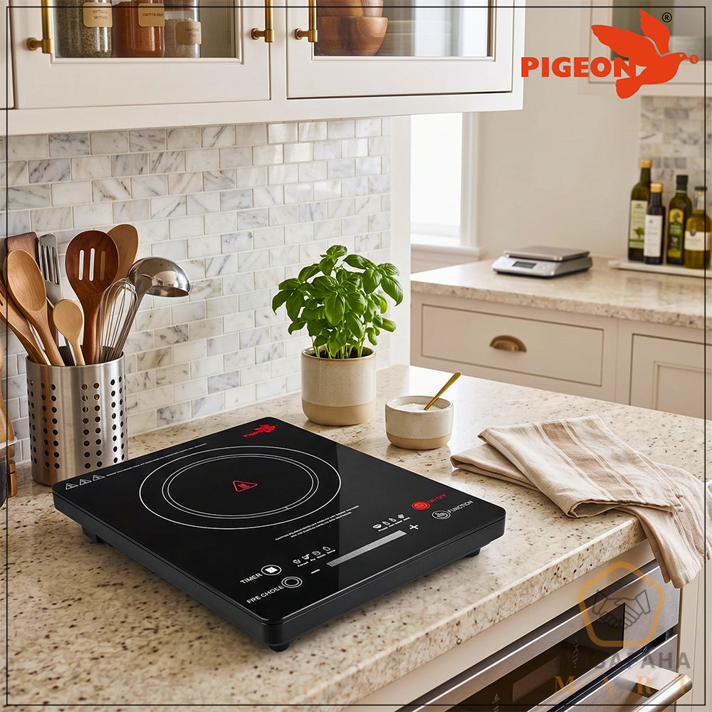 Pigeon SAP14666 black infrared cooker front view