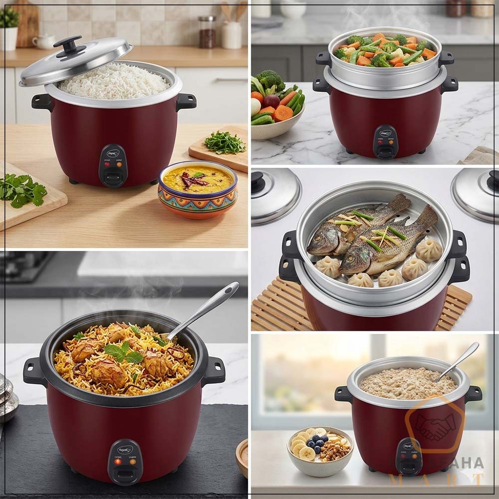 Pigeon Joy+ SAP490 2.8L rice cooker for family cooking in Bangladesh
