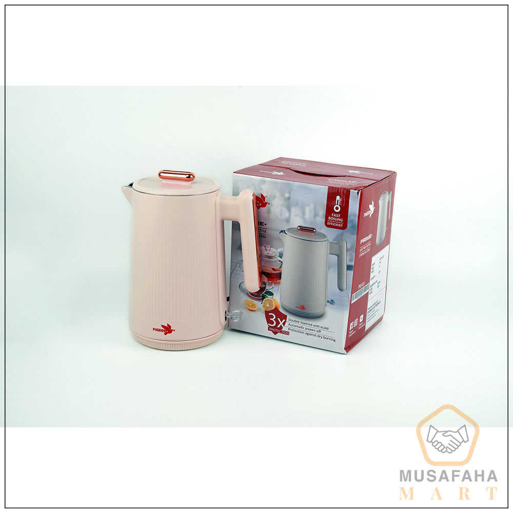 Pigeon Prime Plus - Model PG-01 Electric Kettle Stainless Steel 1.8 Ltr