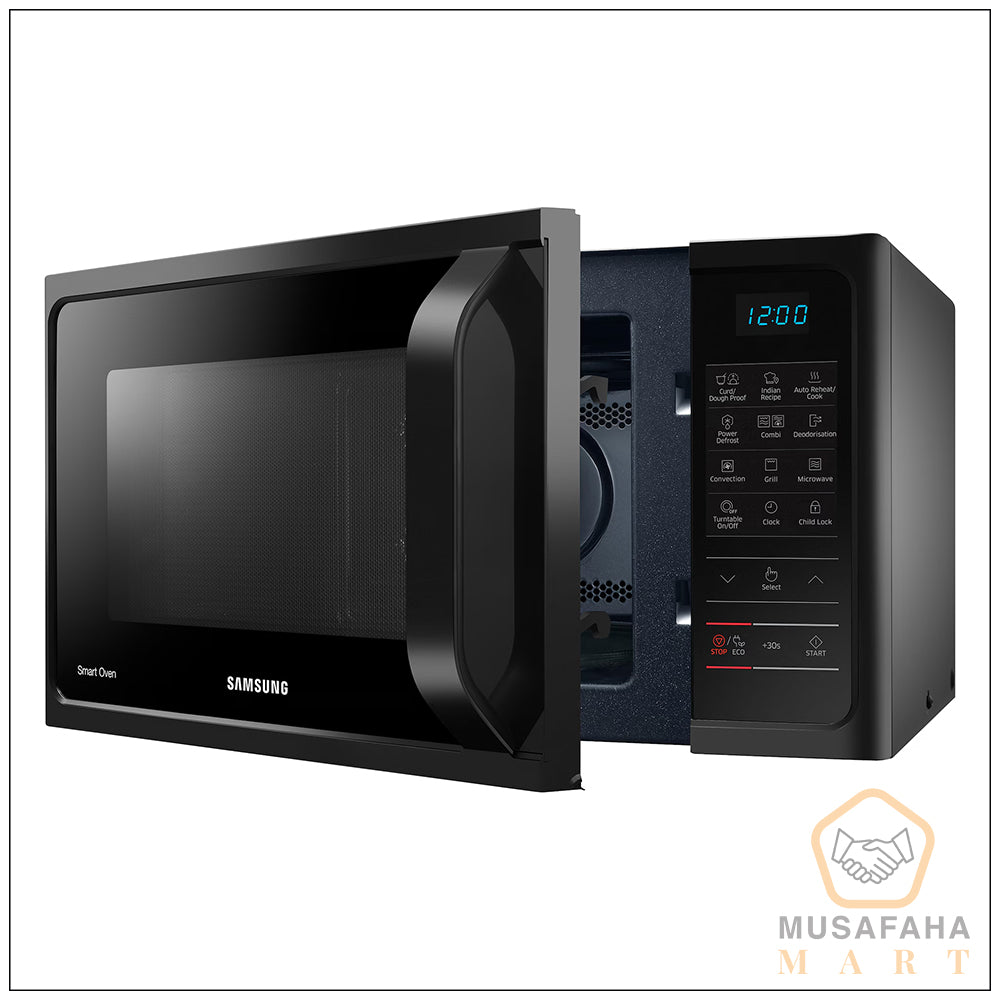 Samsung 28L convection microwave oven control panel and door