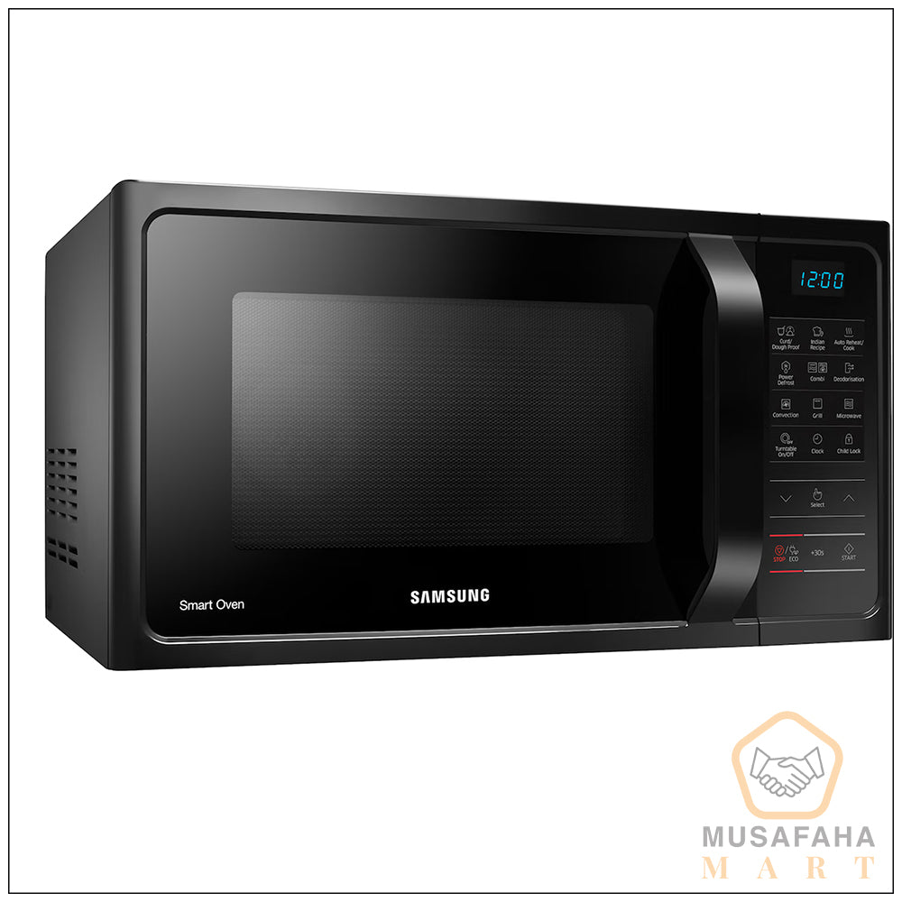 Samsung MC28H5023AKD2 28 liter microwave oven black finish Musafaha Mart