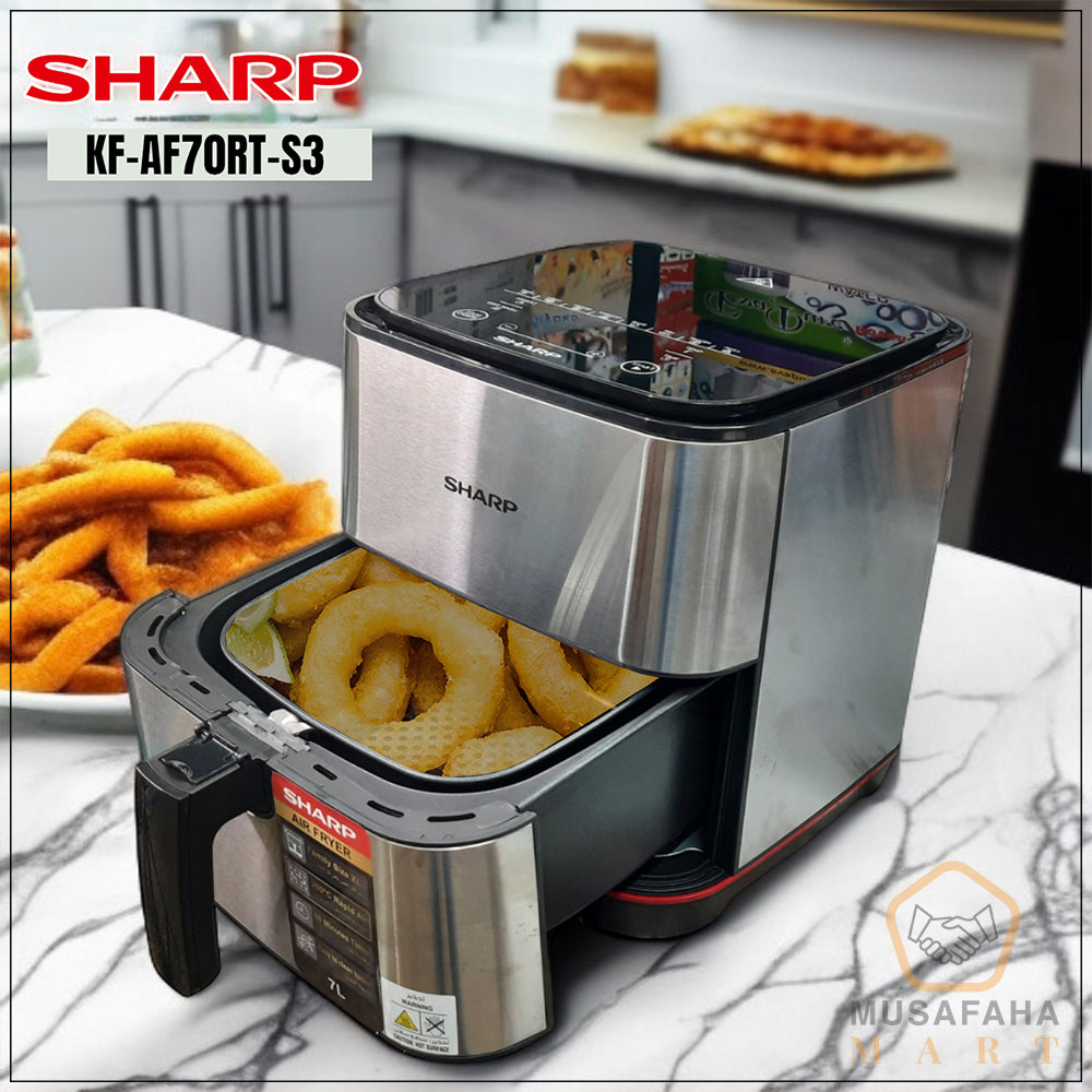 Sharp KF-AF70RT-S3 7 Liter Air Fryer 1600W