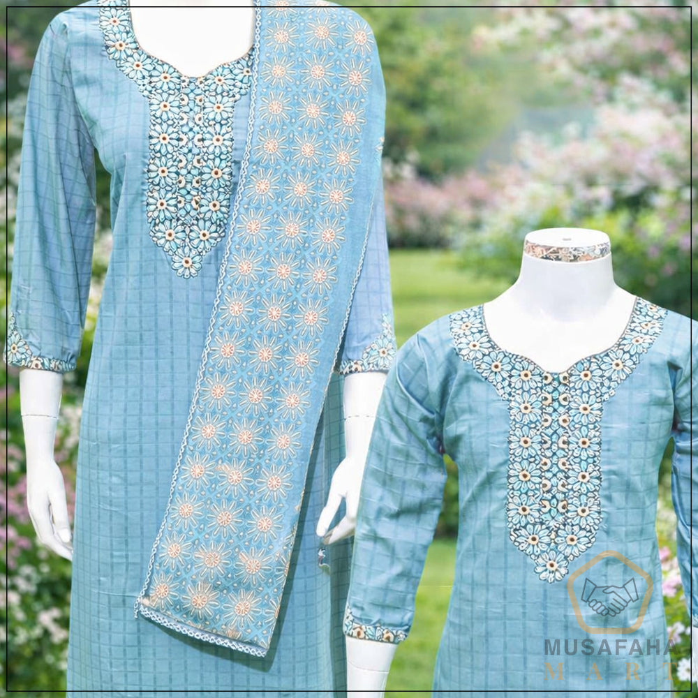 এ্যাস কালার থ্রি-পিস । Code-110T