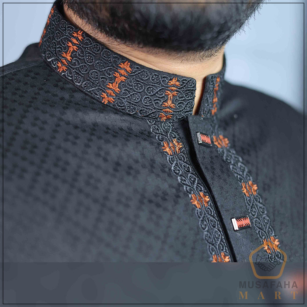 Dark Gray Color Panjabi Exclusive for Men