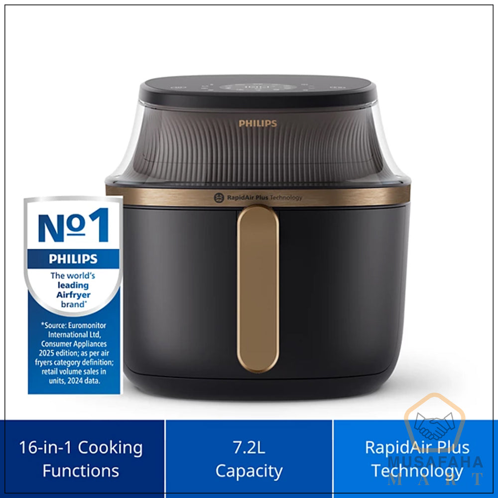 Philips Air Fryer NA342/09 Model 7.2L Rapid Air Plus Technology 3000 Series 2000Watts