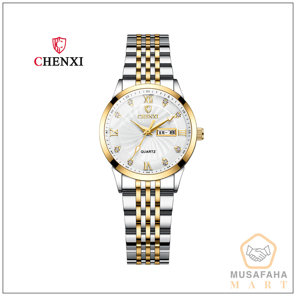 New Couple Watches Chenxi Women's Light-Weight Thin Simple Fashion Couple's Watch Waterproof Quartz Watch